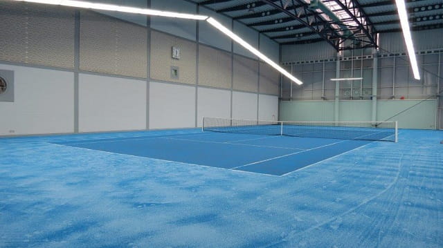 Tennishalle im Sport- und Freizeitzentrum Kalbach