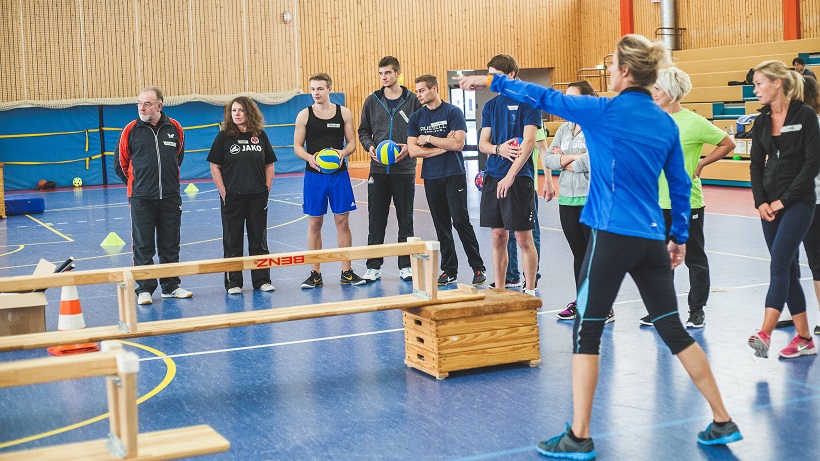 Workshop für Übungsleiter/innen im Schulkids-in-Bewegung-Projekt beim Sportkreis Frankfurt