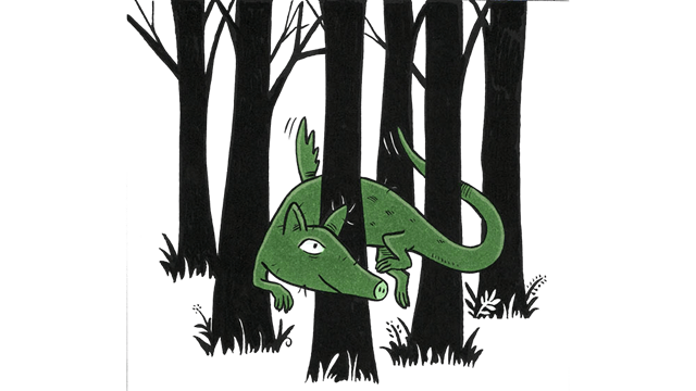 GrünGürtel-Tier im Wald
