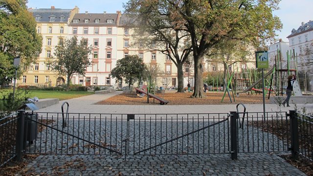 Blick auf den Oppenheimer Platz