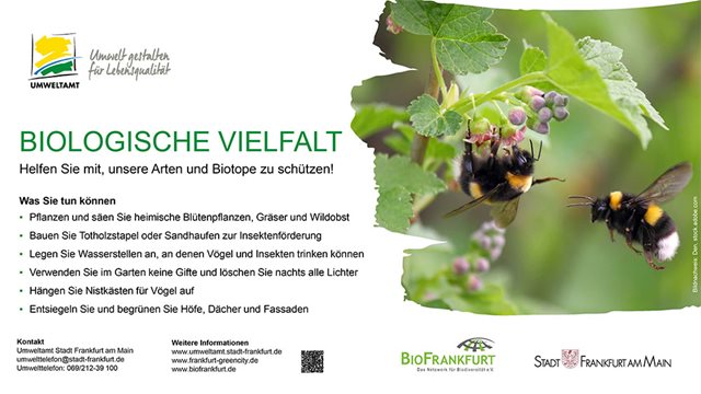 Plakat BioFrankfurt-Aktionswoche