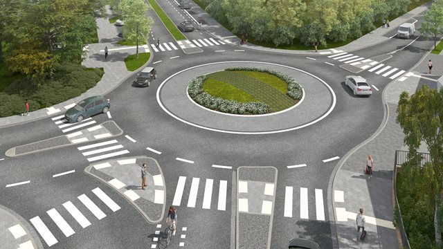 Visualisierung Kreisverkehr