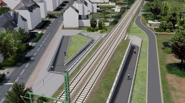 Visualisierung der Personenunterführung Oeserstrasse