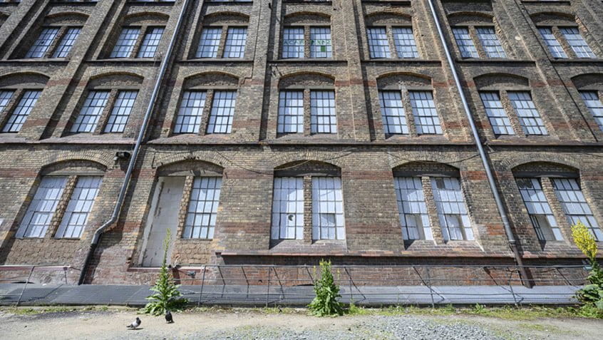 Die Fassade der Dondorf Druckerei, Foto: Salome Roessler