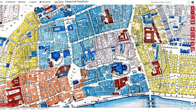 Karte des Monats Mai: Historischer Stadtplan von Foltz-Eberle aus dem Jahr 1852 Karte des Monats Mai: Historischer Stadtplan von Foltz-Eberle aus dem Jahr 1852