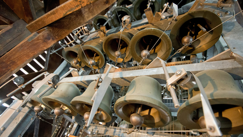 Glockenspiel in der Alten Nikolaikirche, Foto: Salome Roessler