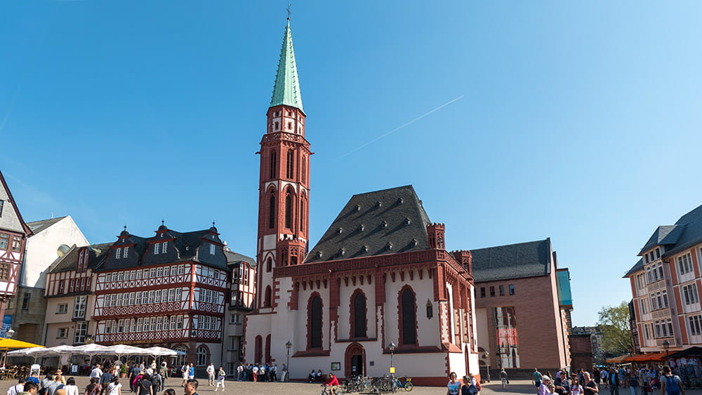 Die Alte Nikolaikirche auf dem Römerberg, (c) Stadt Frankfurt am Main, Foto: Andreas Varnhorn