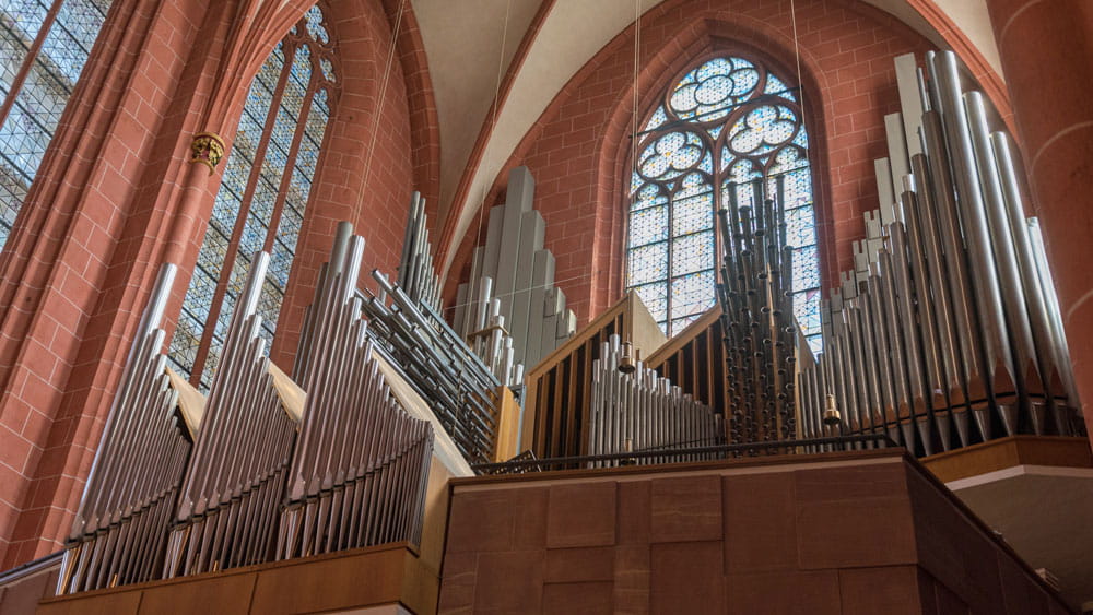 Die Orgel im Kaiserdom, (c) Stadt Frankfurt am Main, Foto: Andreas Varnhorn