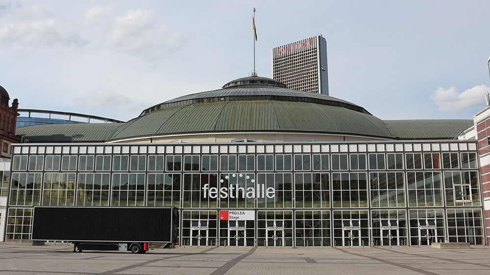 Die Festhalle auf dem Messegelände, (c) Stadt Frankfurt am Main, Foto: Stefan Maurer
