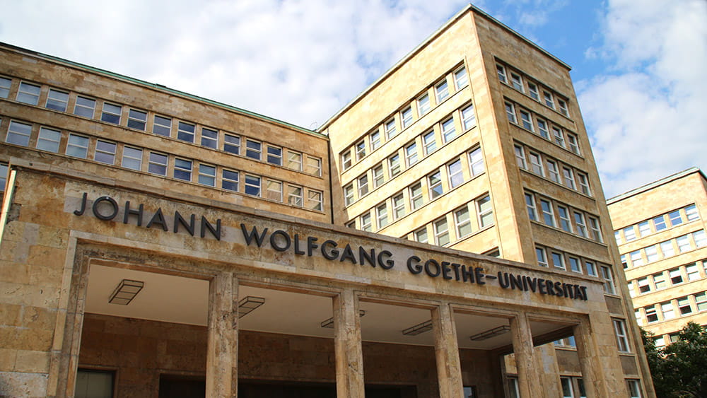 Johann Wolfgang Goethe Universitat Stadt Frankfurt Am Main