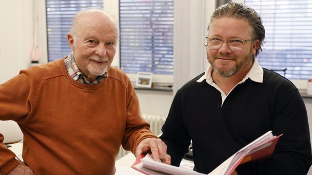 Vorsitzender Horst Heil und Geschäftsführer Karl Drynda