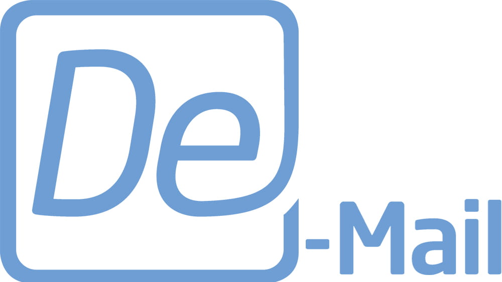 De-Mail-Logo, modifiziert