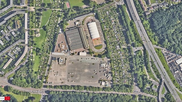 Luftbild Festplatz Ratsweg Luftbild des Festplatzes am Ratsweg