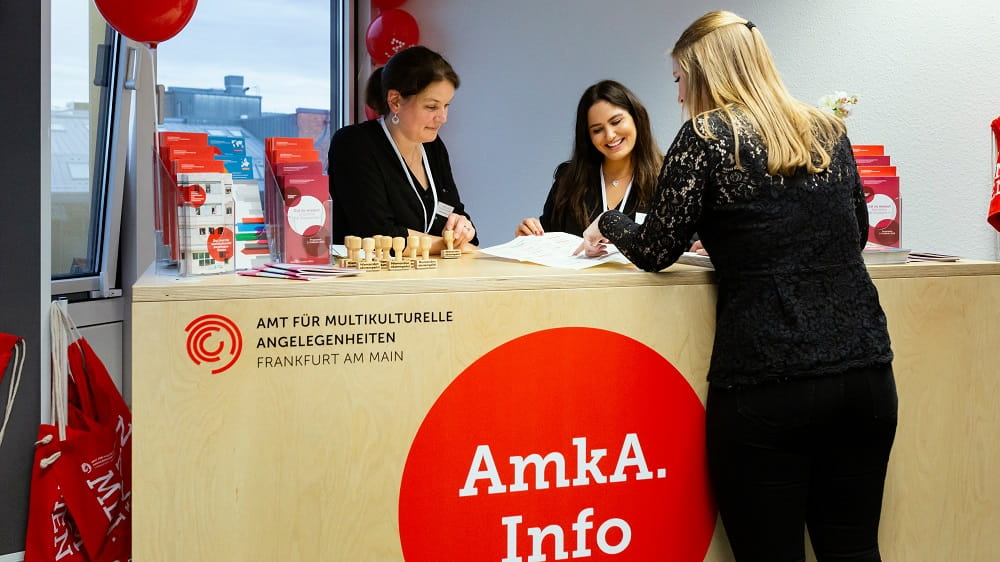 Vermittlungsstelle Amka.Info in der Mainzer Landstraße 293, Frankfurt am Main