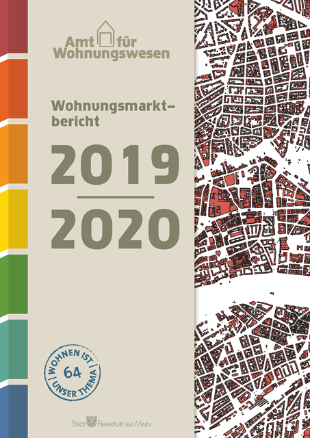 Cover des Wohnungsmarktberichts 2019/2020