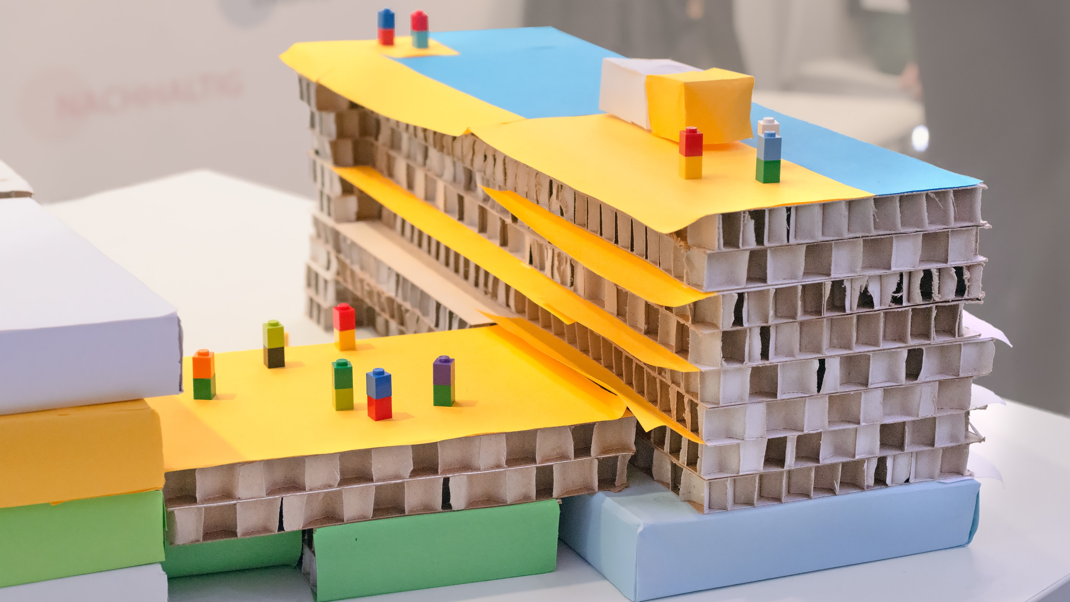 Modell des Hausprojekts von Z.WO eG auf der Infobörse 2019