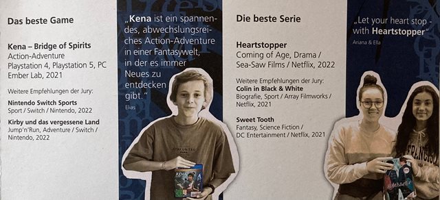 Medienjury 2022 - das beste Spiel, die beste Serie Standard
