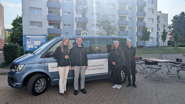 Der SocialBus in Griesheim Der SocialBus in Griesheim.