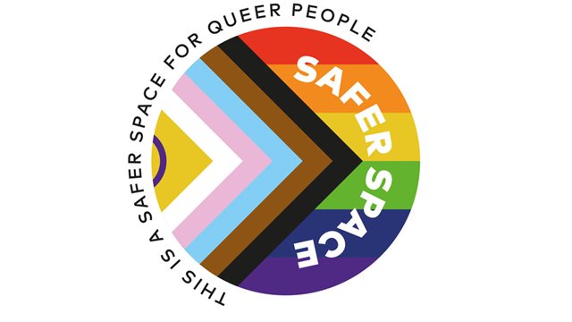 Logo Safer Spaces for Queer People Safer Spaces for Queer People