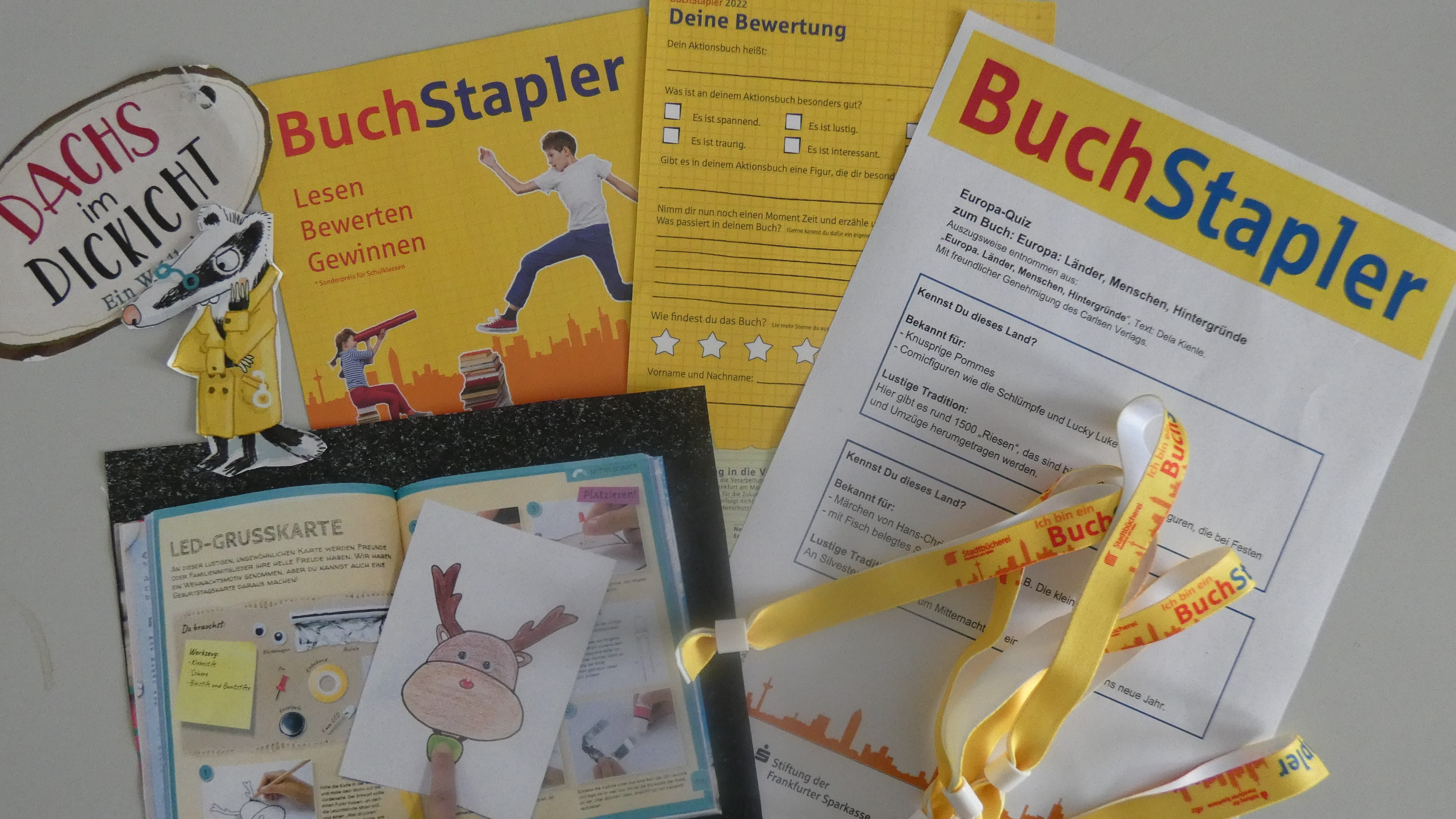BuchStapler-Materialien