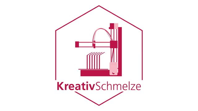 KreativSchmelze Logo mit 3D-Drucker