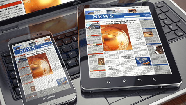 News auf Laptop, Tablet, Smartphone News auf Laptop, Tablet, Smartphone