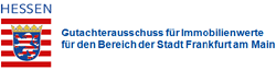 Logo des Gutachterausschusses für Immobilienwerte für den Bereich der Stadt Frankfurt am Main