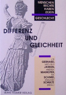 Cover zur Publikation "Differenz und Gleichheit"