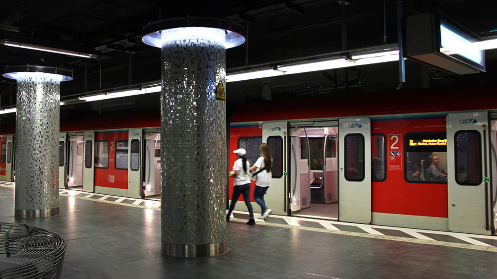 S-Bahn im Hauptbahnhof