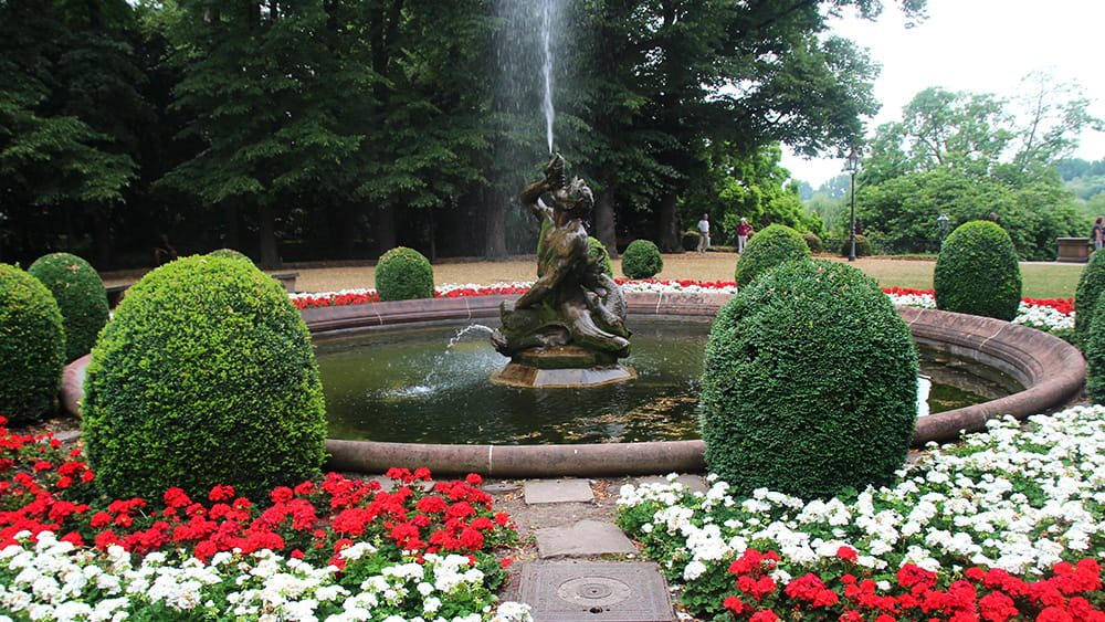 Bolongaro Garden in front of the Bolongaro Palace in Höchst, Photo: Stefan Maurer