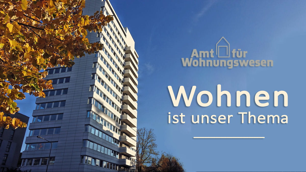 Logo and Slogan of the Housing Office, Photo: Holger Baldauf