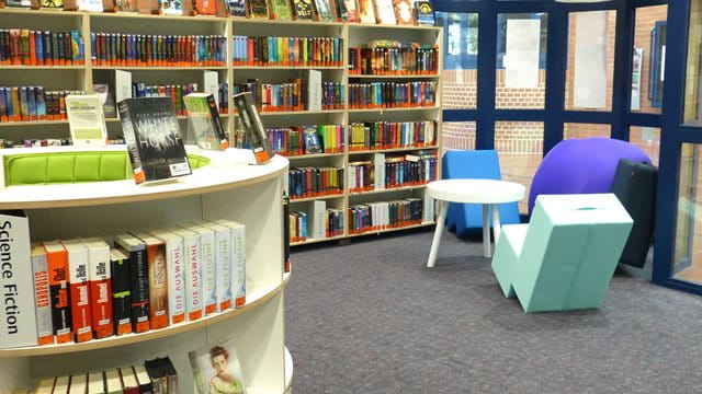 Central Children's and Youth Library interior view, photo: Stadtbücherei Frankfurt