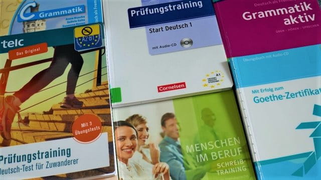 Learning German | books, photo: B. Knust