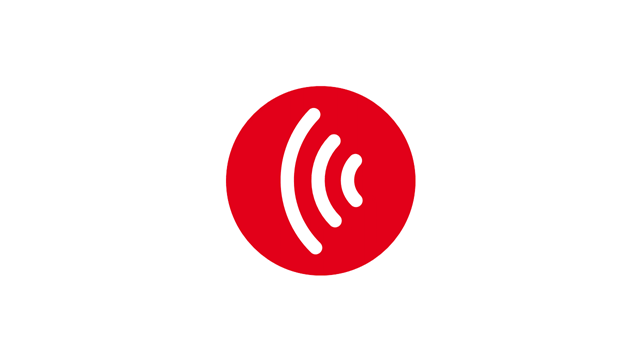 Icon für Fluglärm mit Schallwellen