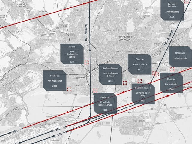 Städtische Messstationen Standorte der städtischen Lärmmessstationen