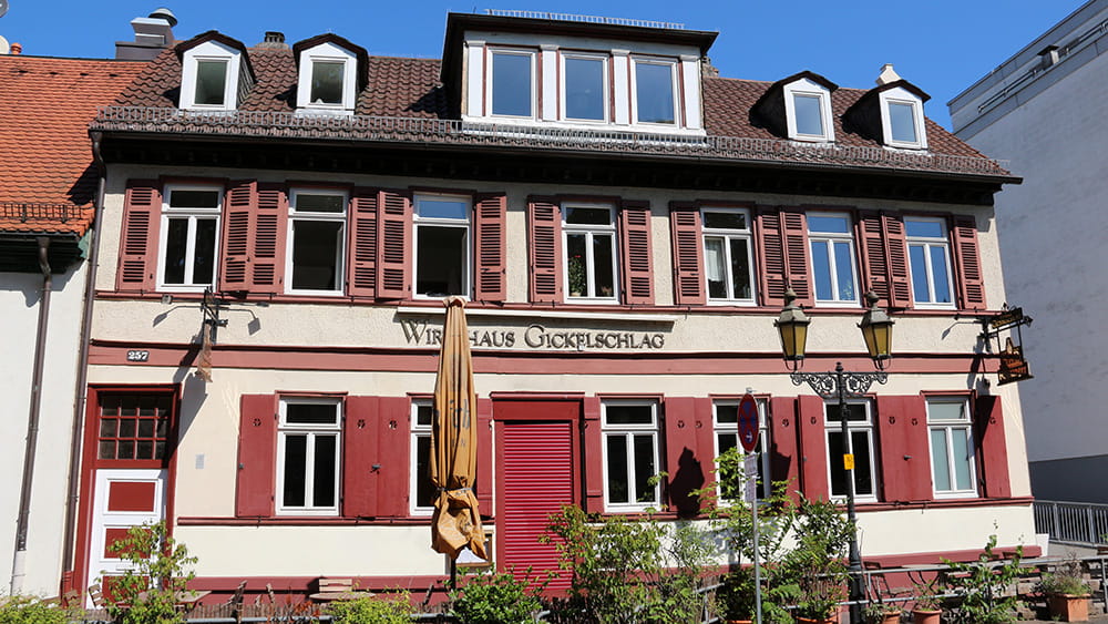Gastronomie Wirtshaus 'Gickelschlag' auf der Berger Straße in Bornheim, (c) Stadt Frankfurt am Main, Foto: Stefan Maurer