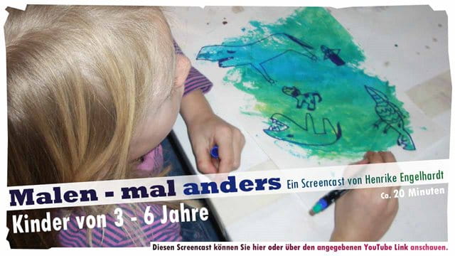 Anregungen für Fachkräfte im Umgang mit Farben und Gestaltungsmöglichkeiten mit Kindern im Alter von 3 bis 6 Jahren.