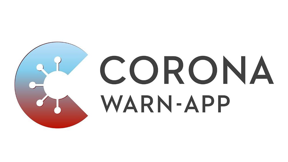 Logo und Schriftzug der Corona Warn-App