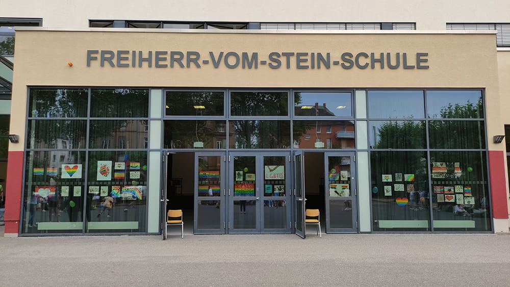 Außenansicht Freiherr-vom-Stein-Schule