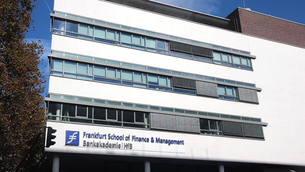Die Frankfurt School of Finance and Management/Bankakademie HfB im Ostend, Foto: Stefan Maurer